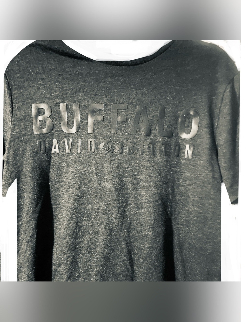 Buffalo David Bitton Men's Charcoal Crewneck Sweatshirt